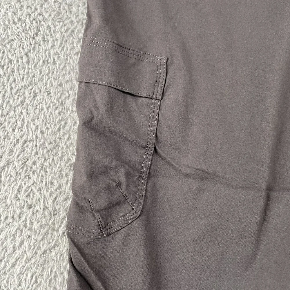 PraNa Hiking Pants Mens XXL 40x32 Zion Stretch Belted‎ Cargo Nylon Roll up